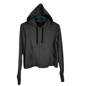 Women's Jessica Simpson Active Grey Crop Hoodie Size S